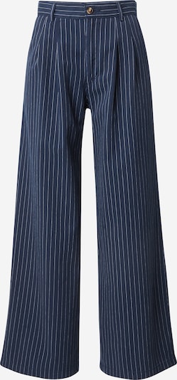 Klostuotos kelnės 'Pleated Wideleg Trouser' iš LEVI'S ®, spalva – tamsiai mėlyna / balta, Prekių apžvalga