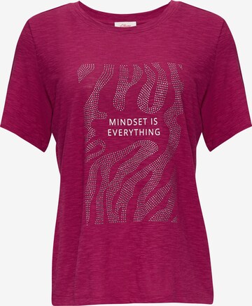 s.Oliver Shirt in Purple: front