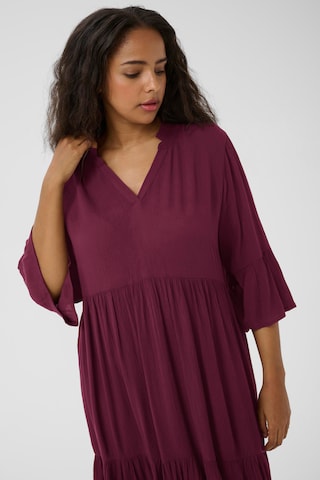 KAFFE CURVE Jurk 'Mariana' in Lila