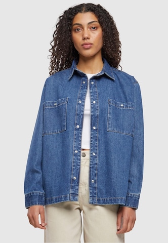 Camicia da donna di Urban Classics in blu: frontale