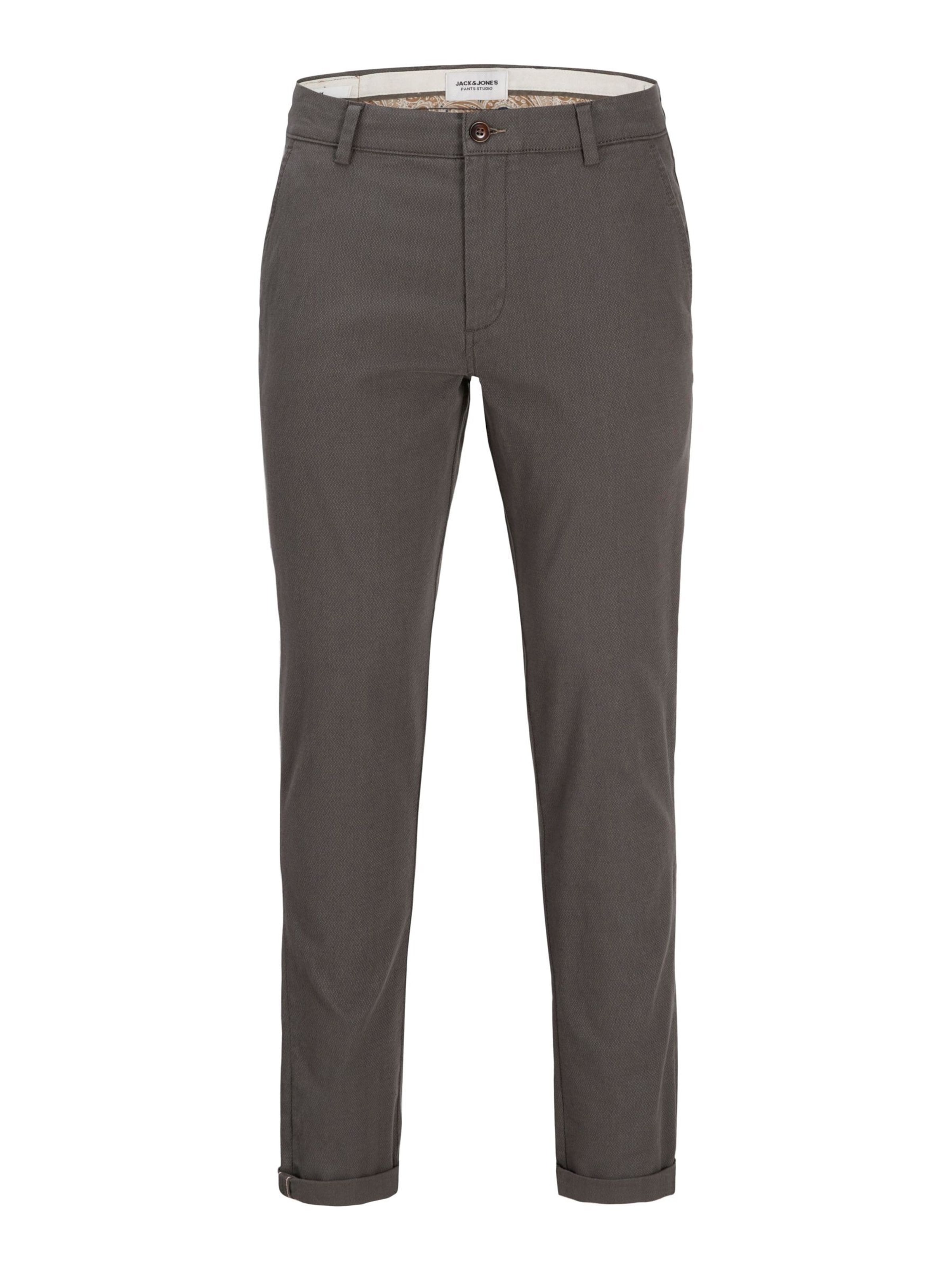 JACK & JONES Chino 'JJMarco' in Grijs: voorkant