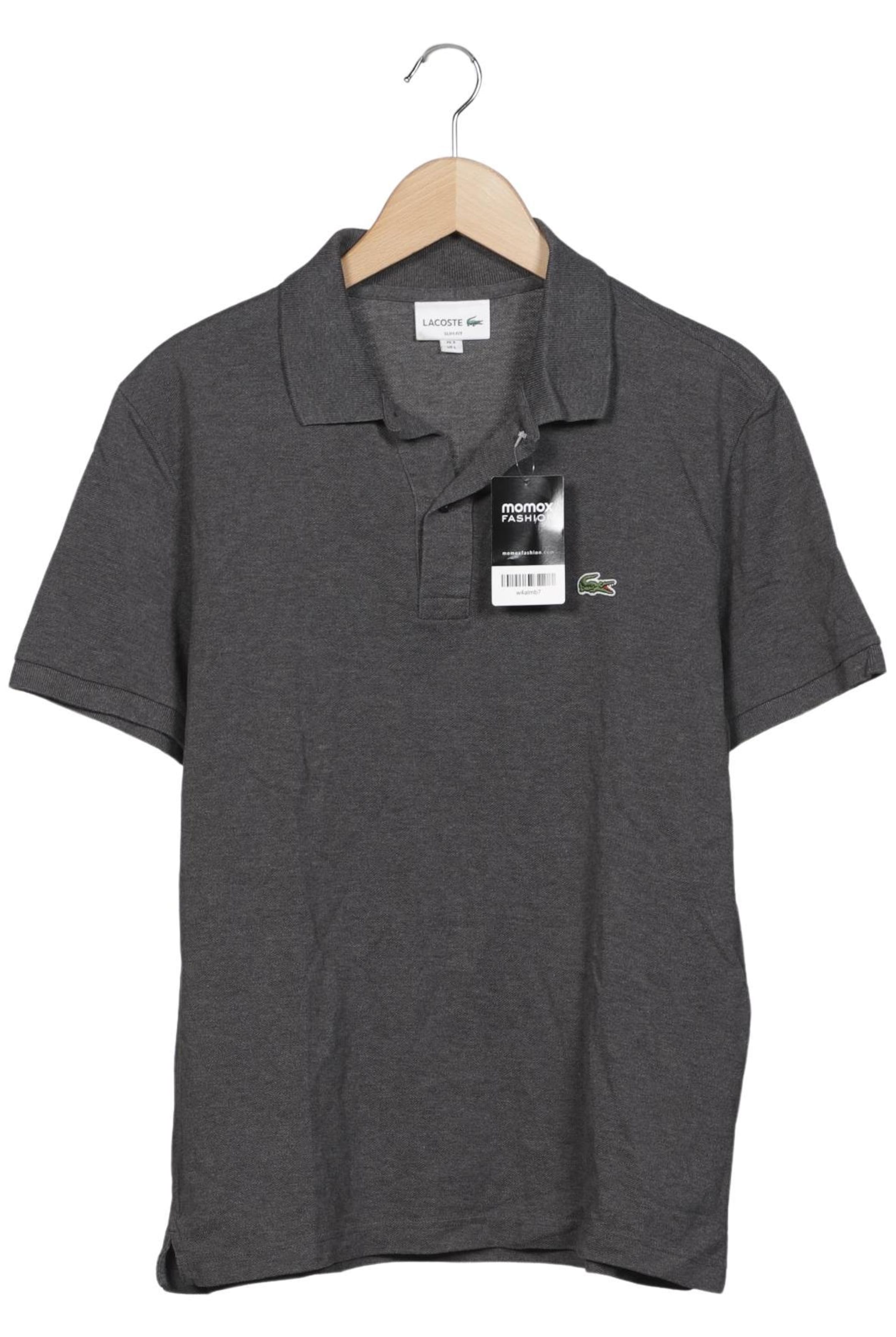 LACOSTE Poloshirt L-XL in Grau: Vorderseite
