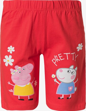 Peppa Pig Pants in Red: front