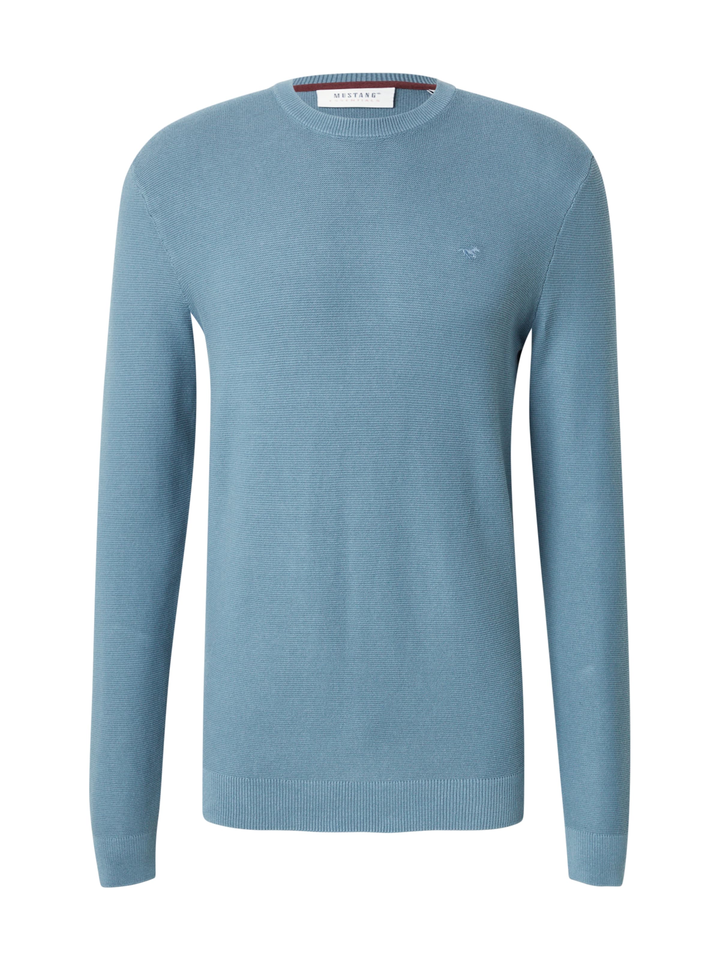 MUSTANG Pullover 'Elliot' in Blau: Vorderseite
