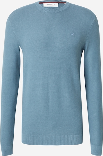 MUSTANG Pull-over 'Elliot' en bleu fumé, Vue avec produit