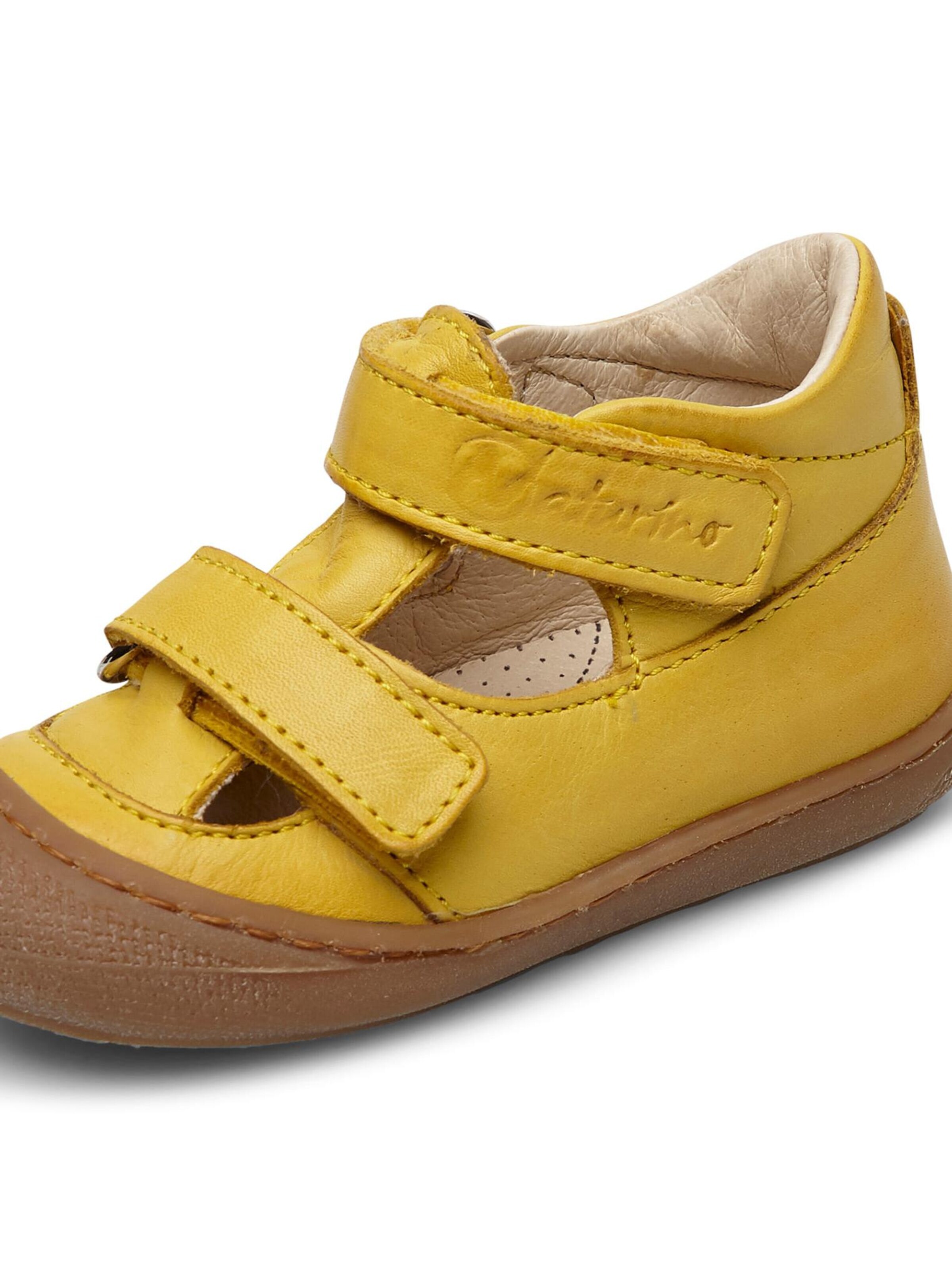 NATURINO Open shoes 'PUFFY' in Yellow