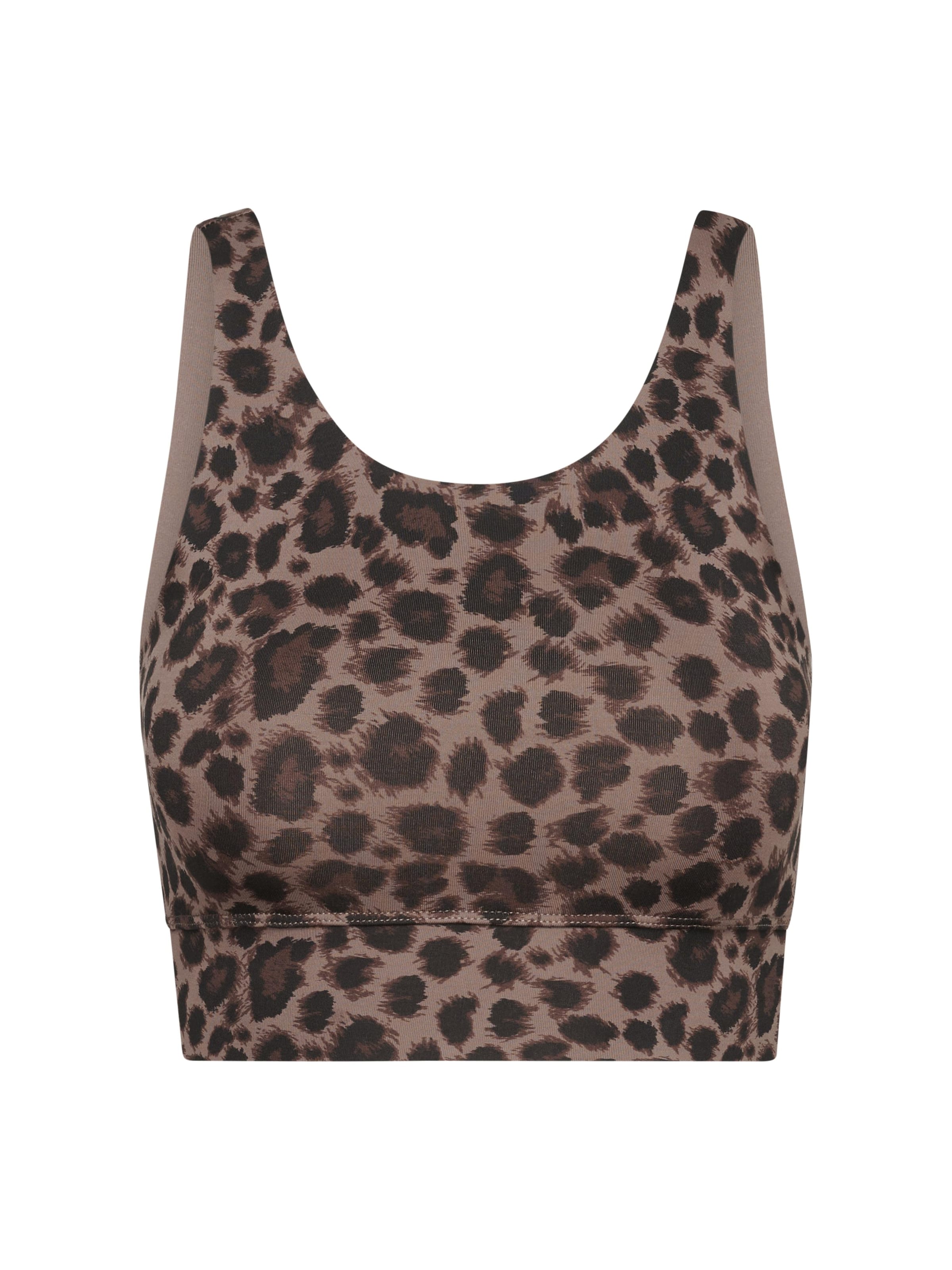 Bustino Reggiseno sportivo 'Bustier' di Hey Honey in marrone: frontale