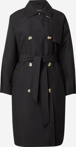 Vero Moda Petite Between-Seasons Coat 'DOREEN' in Black: front