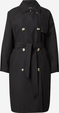 Vero Moda Petite Between-Seasons Coat 'DOREEN' in Black: front