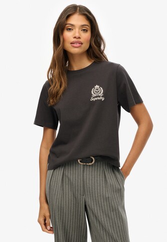 T-shirt Superdry en vert : devant