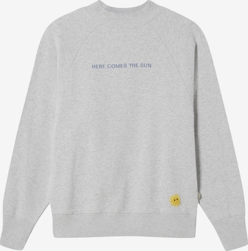 Thinking MUSweater majica 'Here Comes The Sun' - siva boja: prednji dio