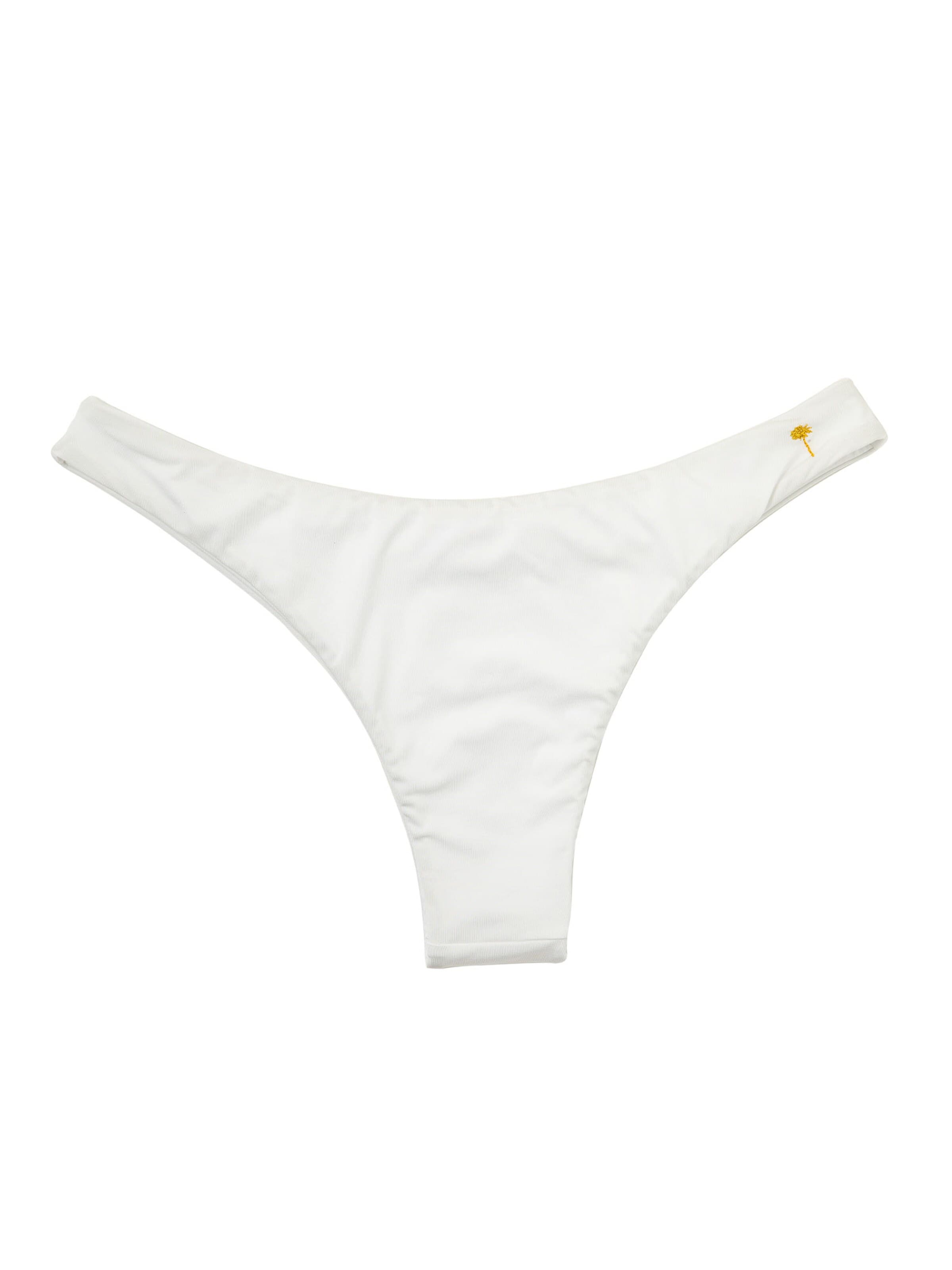 Matia Beachwear Bikinihose 'Samm'‌‌ in Weiß: Vorderseite