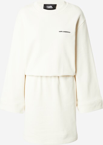 Karl Lagerfeld Dress in White: front