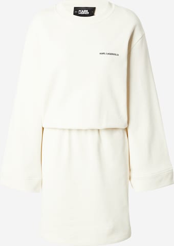 Karl Lagerfeld - Vestido em branco: frente