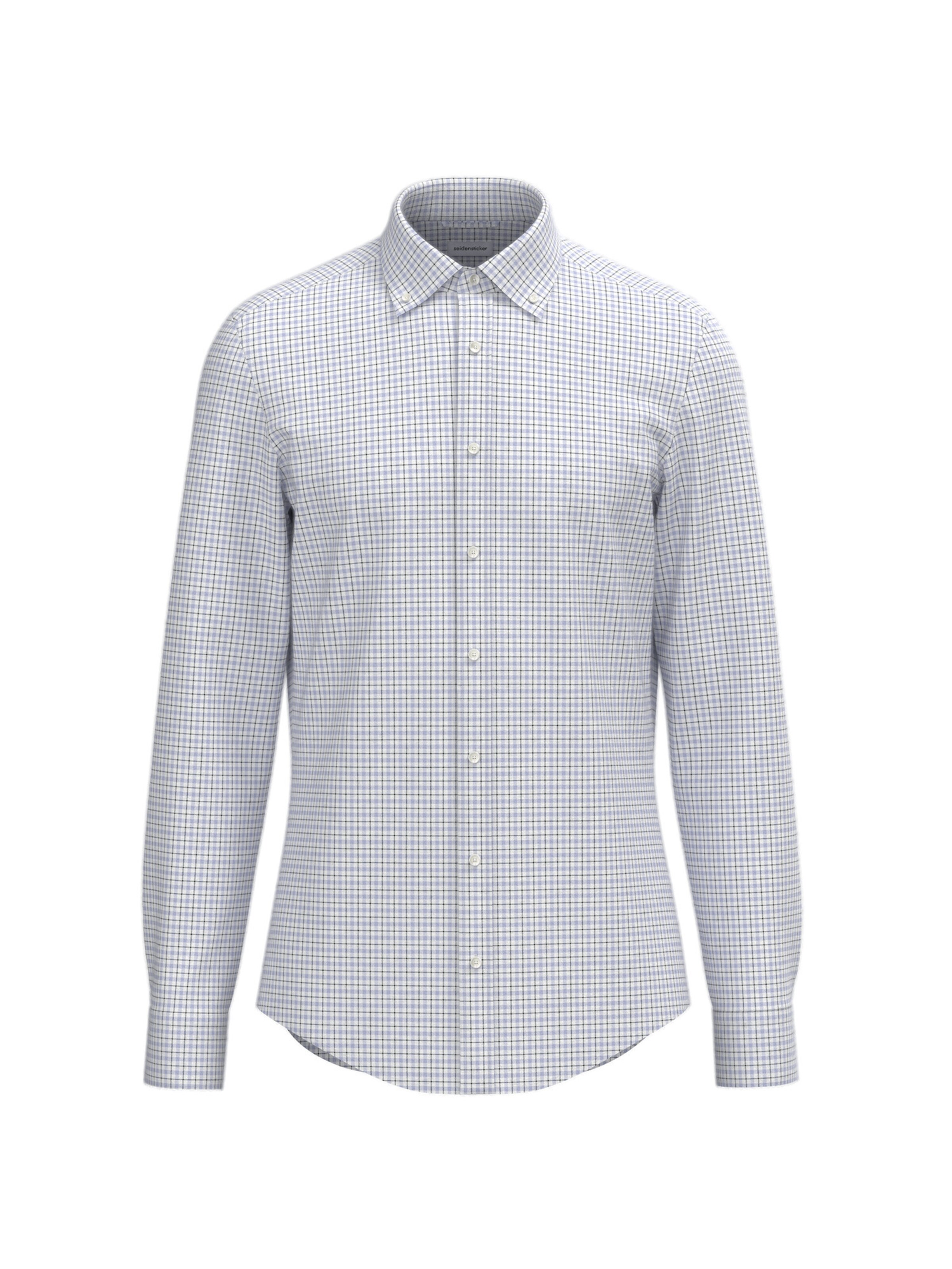 Coupe regular Chemise business 'Schwarze Rose' SEIDENSTICKER en bleu