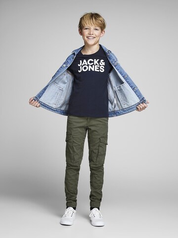 Jack & Jones Junior Μπλουζάκι 'Ecorp' σε μπλε