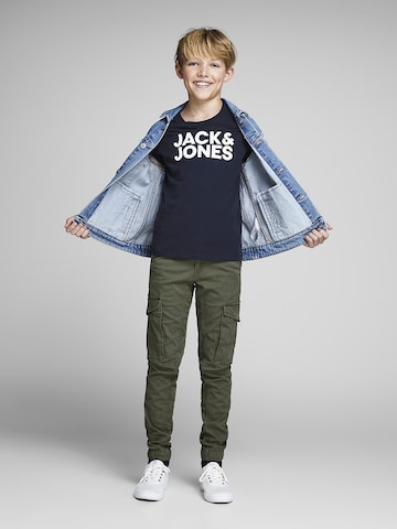 Jack & Jones Junior Koszulka 'Ecorp' w kolorze niebieski