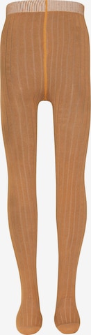 EWERS Tights 'Rippe' in Brown: front