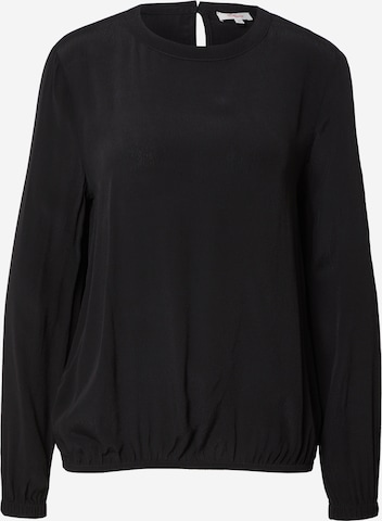 s.Oliver Blouse in Zwart: voorkant