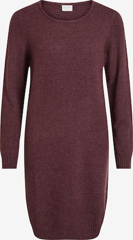 VILA - Vestido de malha em vermelho: frente