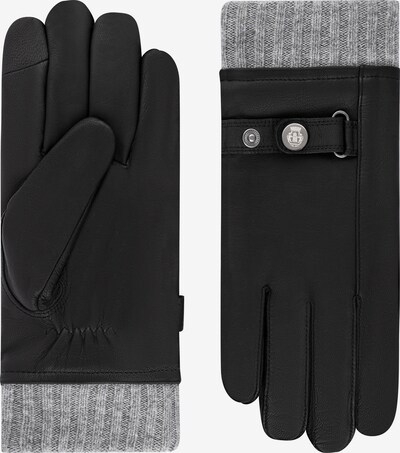 Roeckl Full Finger Gloves 'Dahlen' in mottled grey / Black, Item view