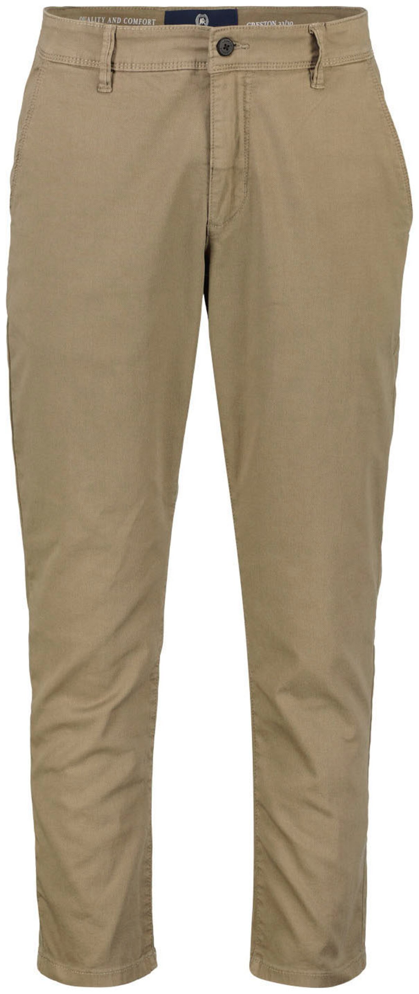 LERROS Regular Chino Pants in Beige: front