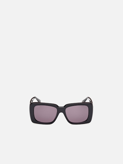 Max Mara Sunglasses 'Maxmara MM0091 Dark havana 53/17/140 Women Sunglasses' in 53 in Black, Item view