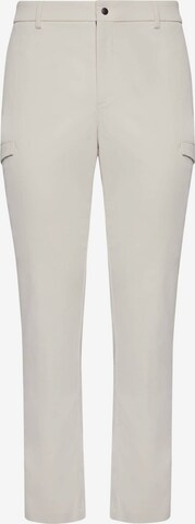 Boggi Milano Slimfit Cargobroek 'Maverick' in Beige: voorkant