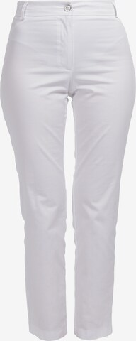 Coupe slim Pantalon HELMIDGE en blanc : devant