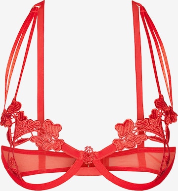 Bluebella T-Shirt Rintaliivi 'Nova' värissä punainen: etupuoli