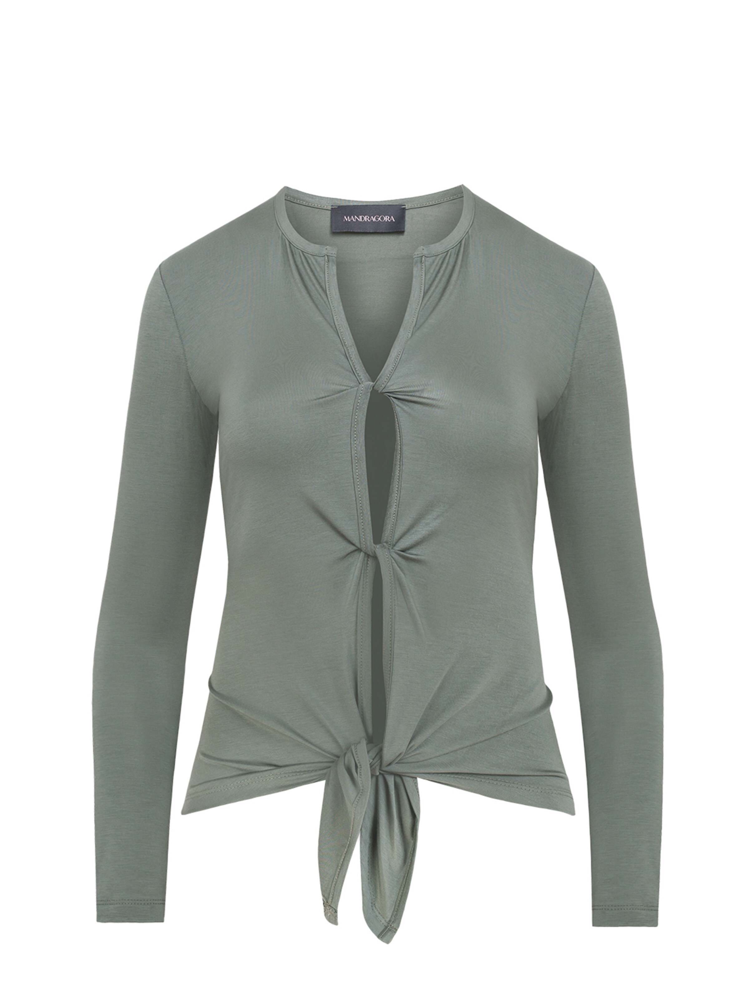 mandragora Bluse 'Parfo' in Grün: Vorderseite