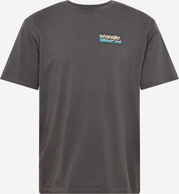 T-Shirt WRANGLER en gris : devant