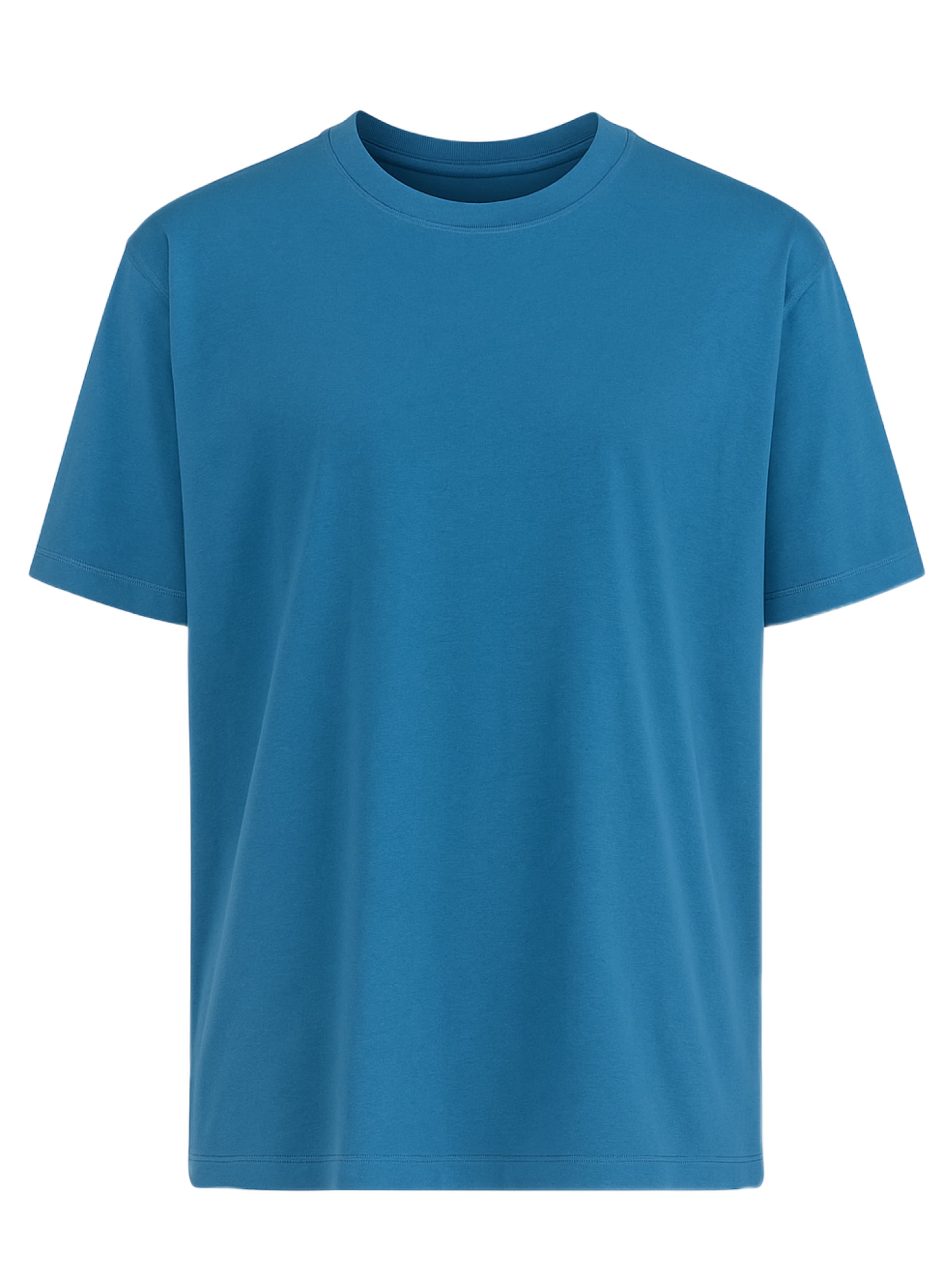 T-shirt Justever en bleu : devant