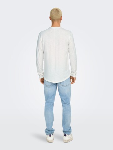 Only & Sons Shirt 'ONSBENNE' in White