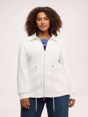 Fiorella Rubino Sweatvest in Wit