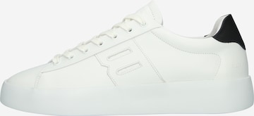 BLACKSTONE - Sapatilhas baixas 'Skarn Ray DG366' em branco: frente