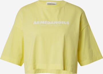 ARMEDANGELS Shirt 'LARIA' in Geel: voorkant