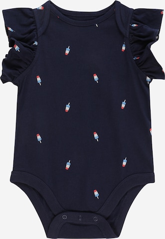 GAP - Pijama entero/body en azul: frente