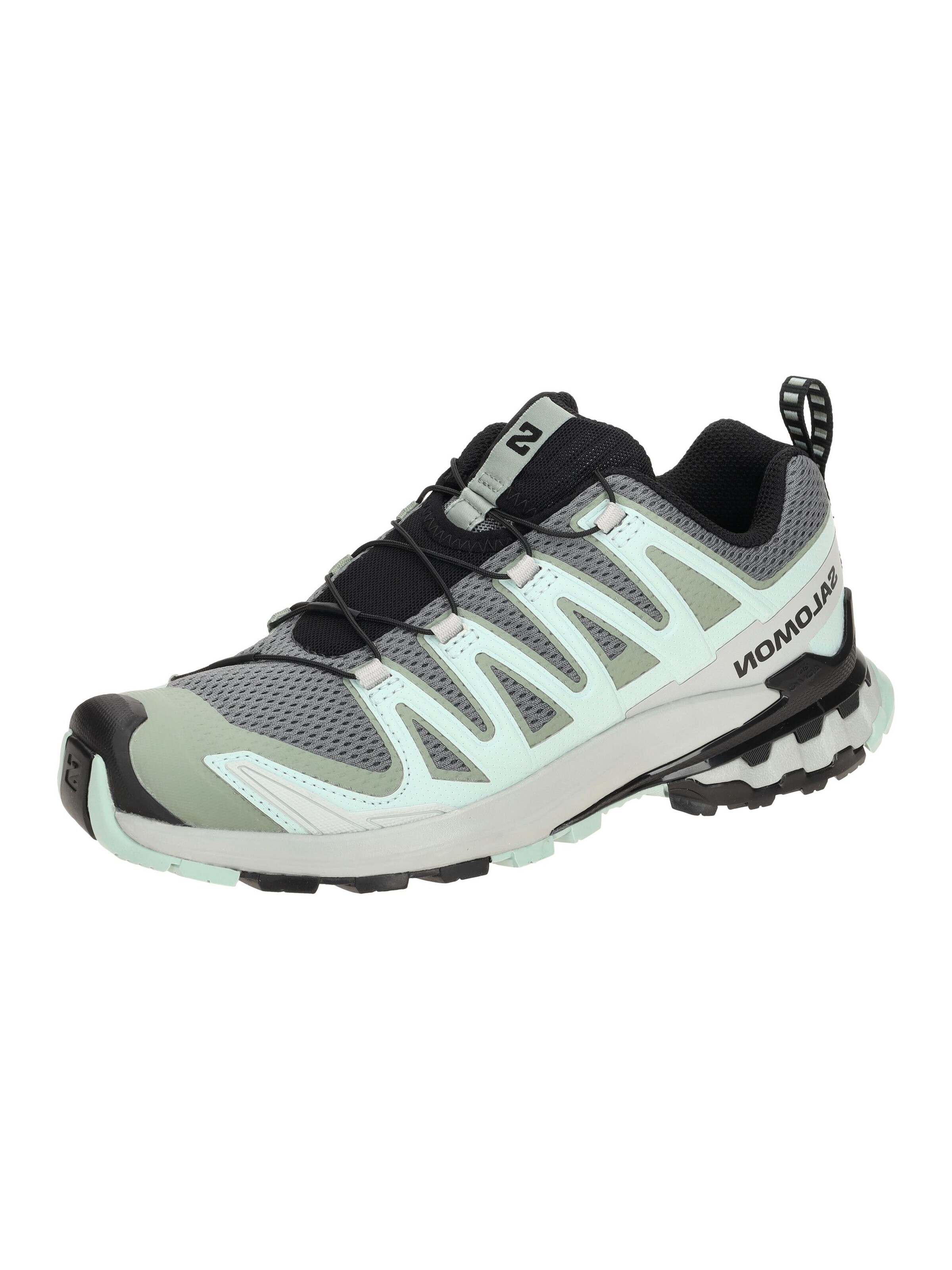 SALOMON Sportschuh 'Salomon XA Pro 3D V9 Schuhe Damen grau grün 472729'‌‌‌‌‌‌‌‌‌‌ in Grau: Vorderseite