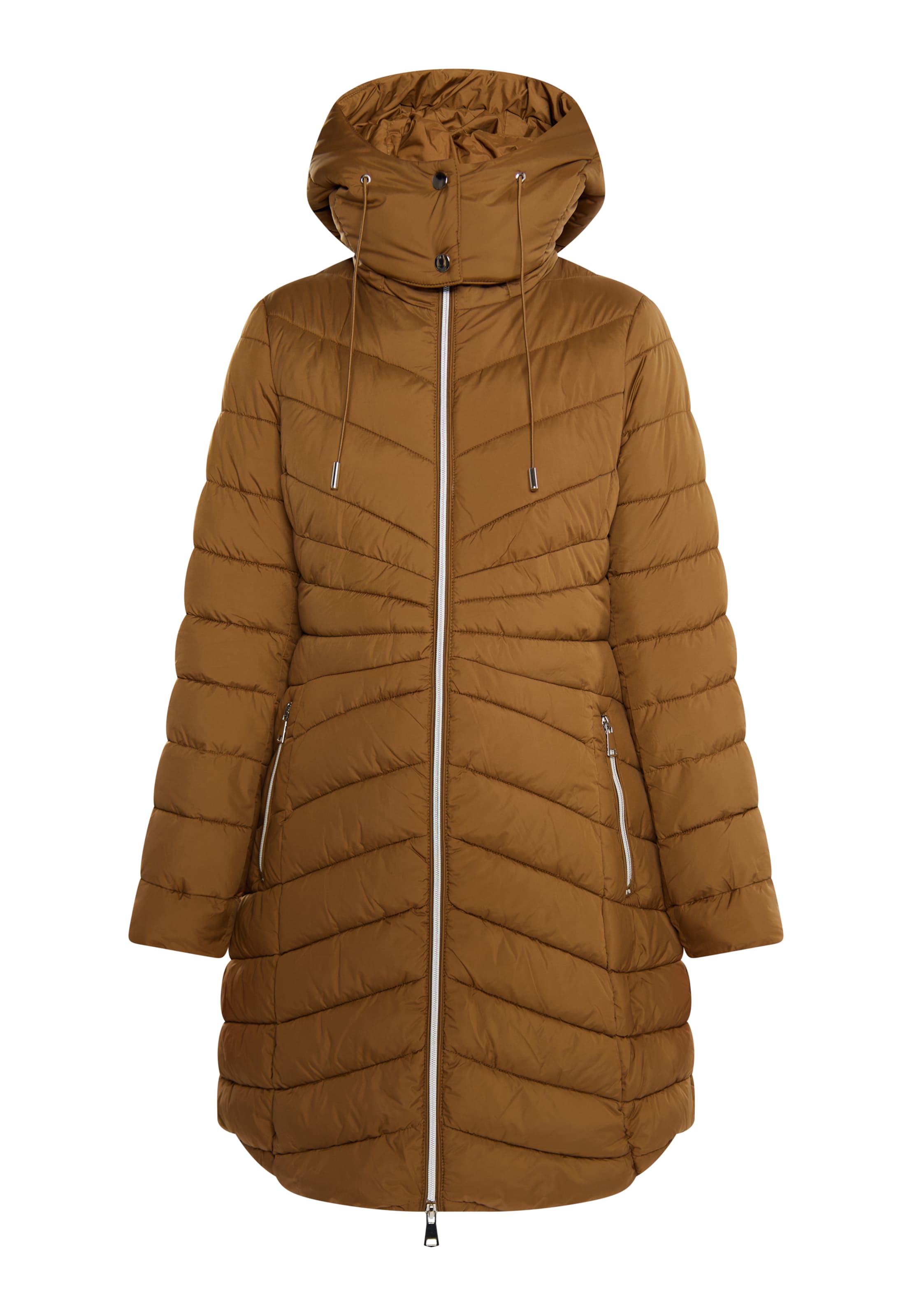 Manteau d’hiver 'Fenia' usha BLUE LABEL en marron : devant