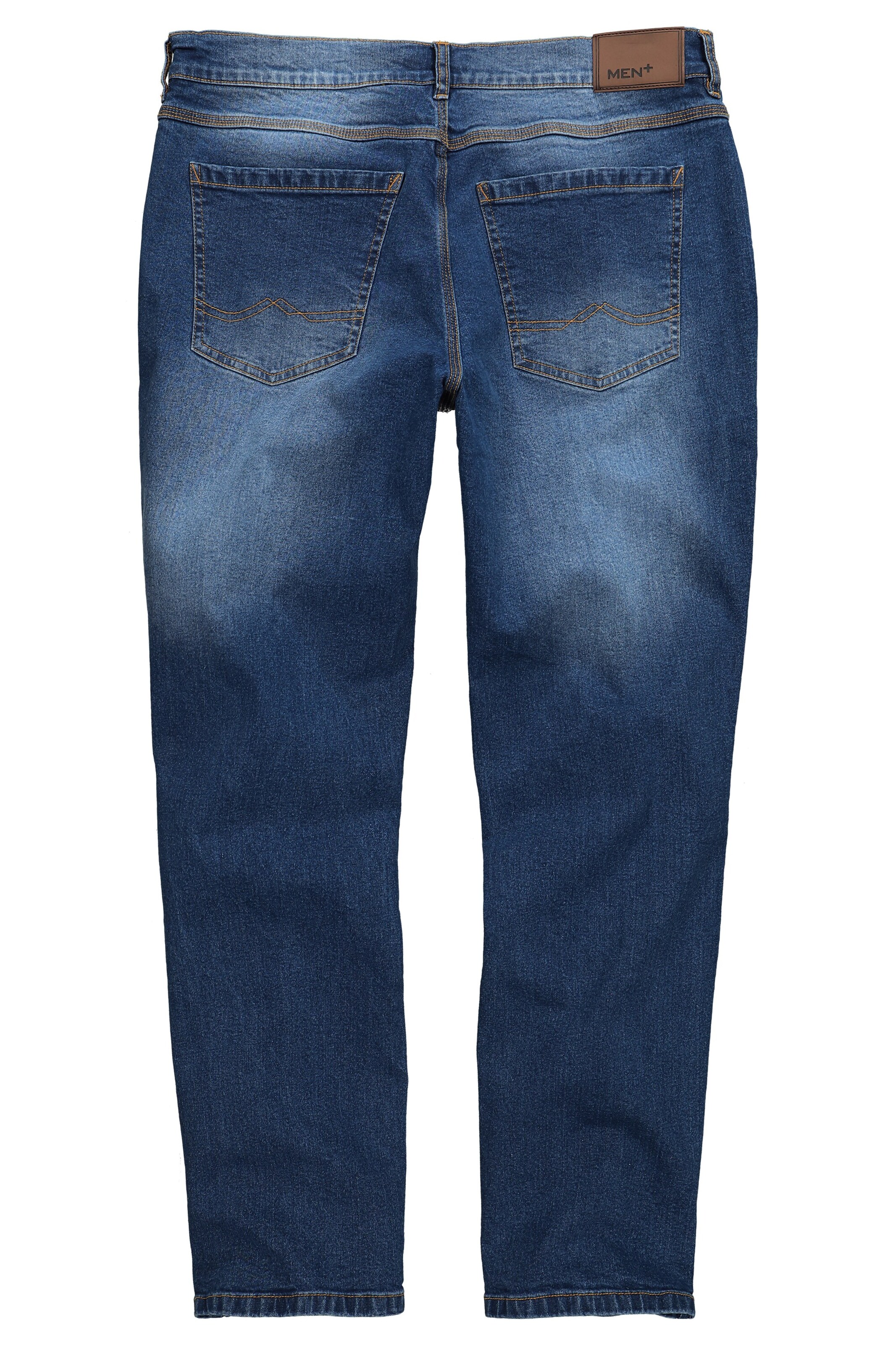 Men Plus Tapered Jeans in Blue
