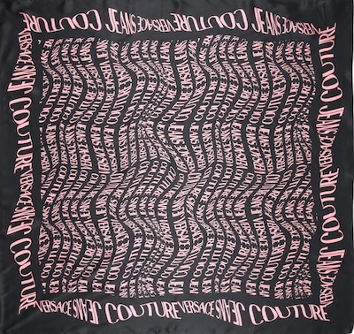 Versace Jeans Couture Tuch in rosa / schwarz, Produktansicht