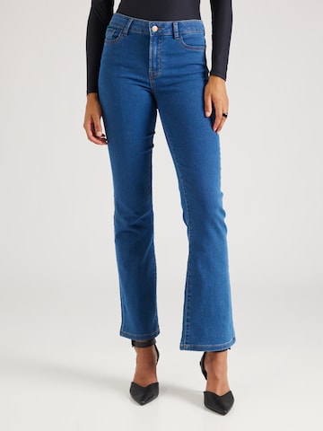 JDY Bootcut Jeans 'TULGA' in Blauw: voorkant