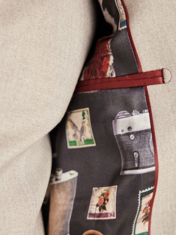 Next Slim Fit Sakko in Beige