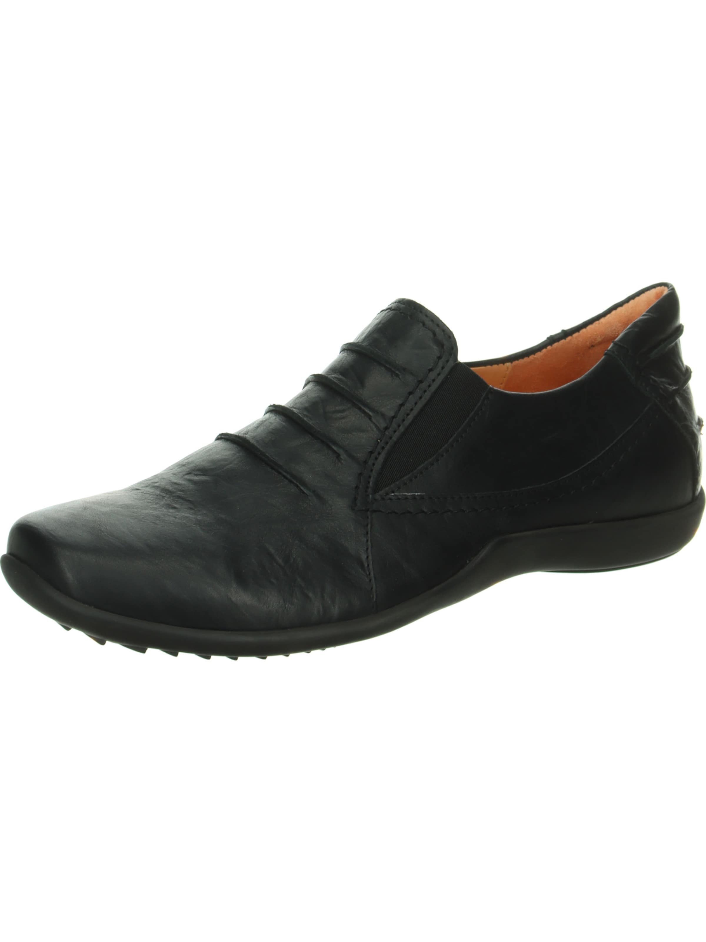 THINK! Slipper 'Stone' in Schwarz: Vorderseite