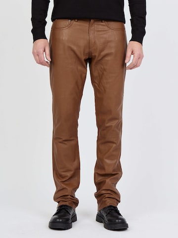 Regular Pantalon JCC en marron : devant