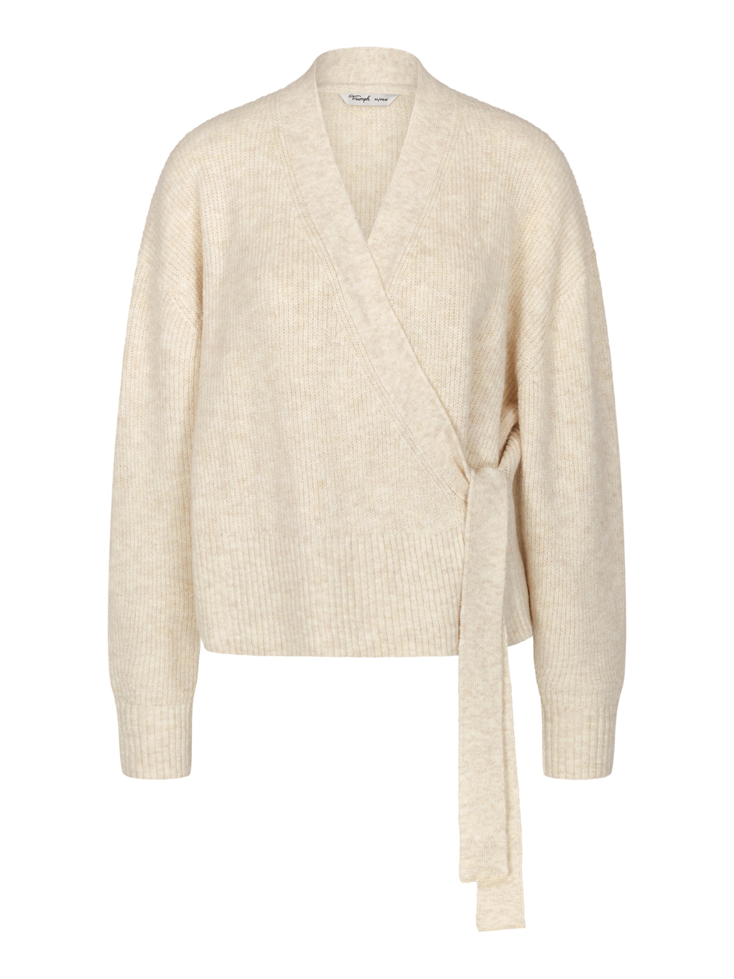 TRIUMPH Knit cardigan ' Amourette Cozy ' in Beige: front