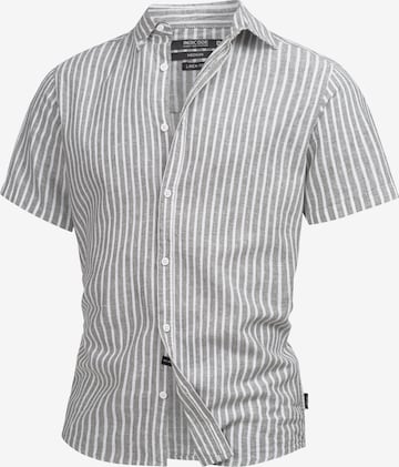 INDICODE JEANS Regular fit Overhemd in Grijs: voorkant