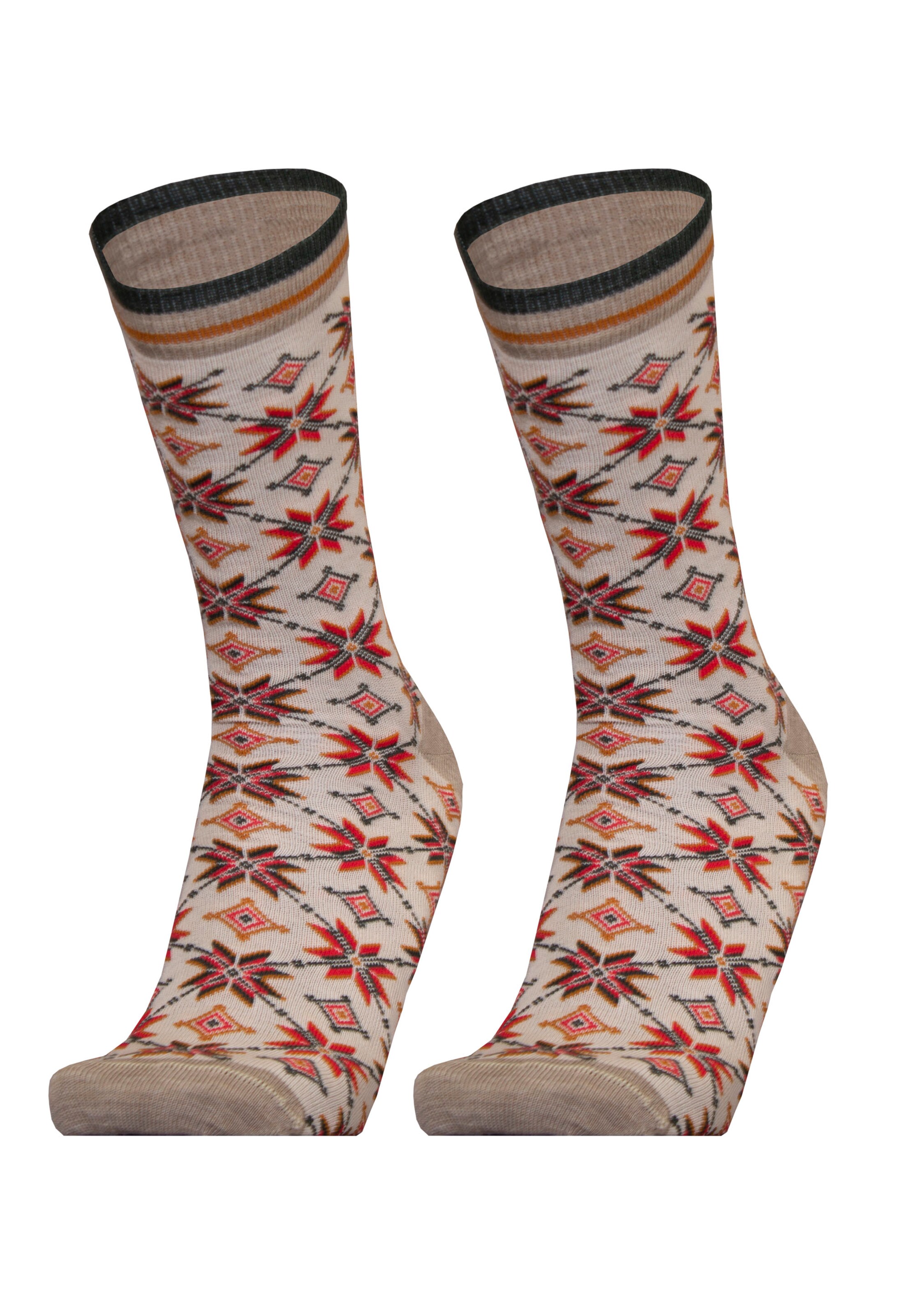 UphillSport Socks 'AUTUMN STAR' in Brown