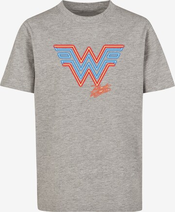 F4NT4STIC Shirt 'DC Comics Wonder Woman 84' in Grey: front